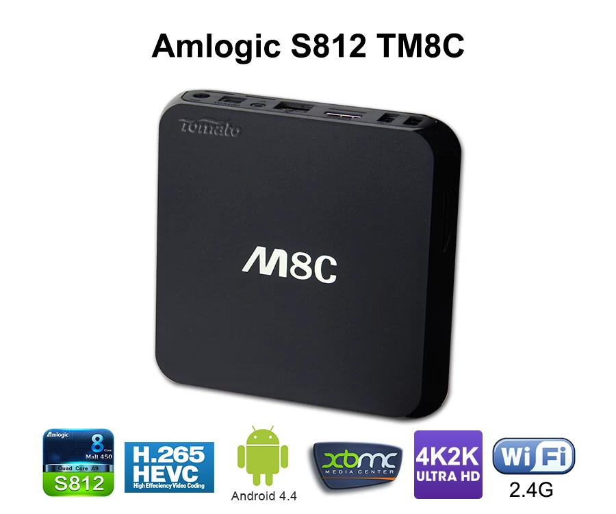 Google TV-Box Support 4K2K 1GB RAM 8GB ROM Android 4.4 Mini-PC TM8C