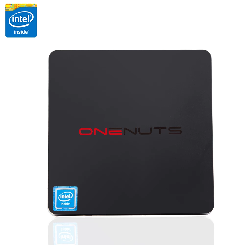 Onenuts Nut 3 Intel Cherry trail Z8350 쿼드 코어 Windows 10 미니 PC 지원 분리형 표준 2.5 'SATA HDD 최대 2T 지원 듀얼 디스플레이