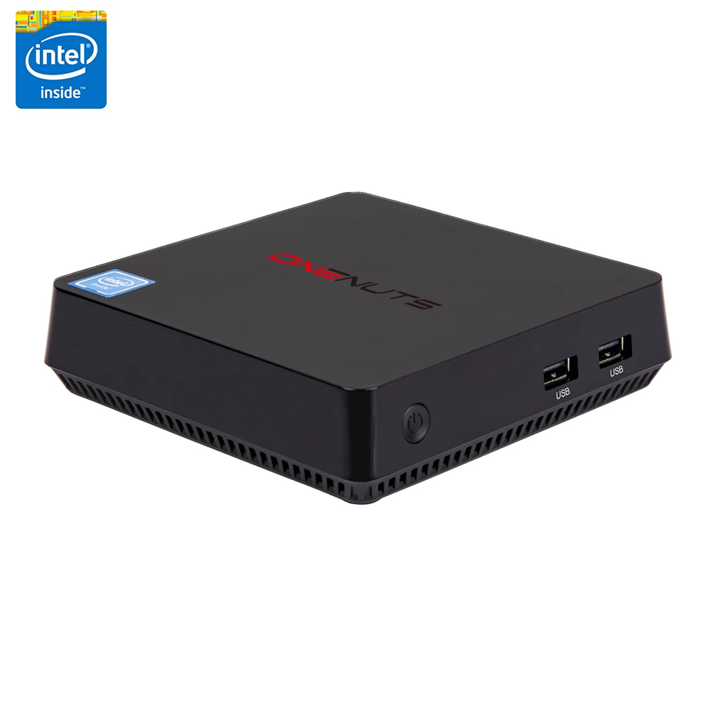 Onenuts Nut 3 Intel Cherry Trail Z8350四核Windows 10 Mini PC支持可分离的标准2.5'SATA HDD高达2T支持双显示