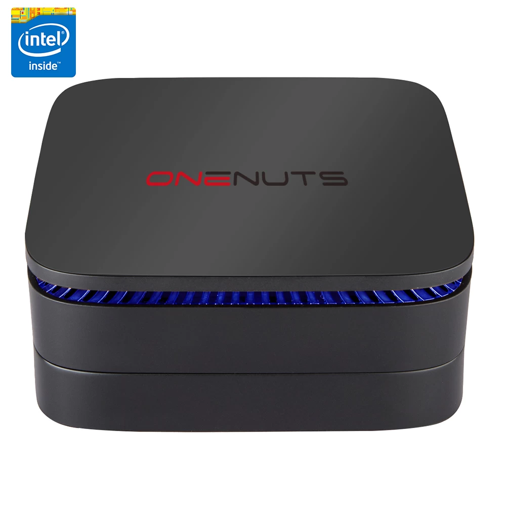 Onenuts Somun 4 Intel Windows 10 Mini PC Intel Çekirdek Apollo Göl Celeron J3455 4G DDR 32G EMMC Çift Bant WiFi Gigabit LAN Mini PC