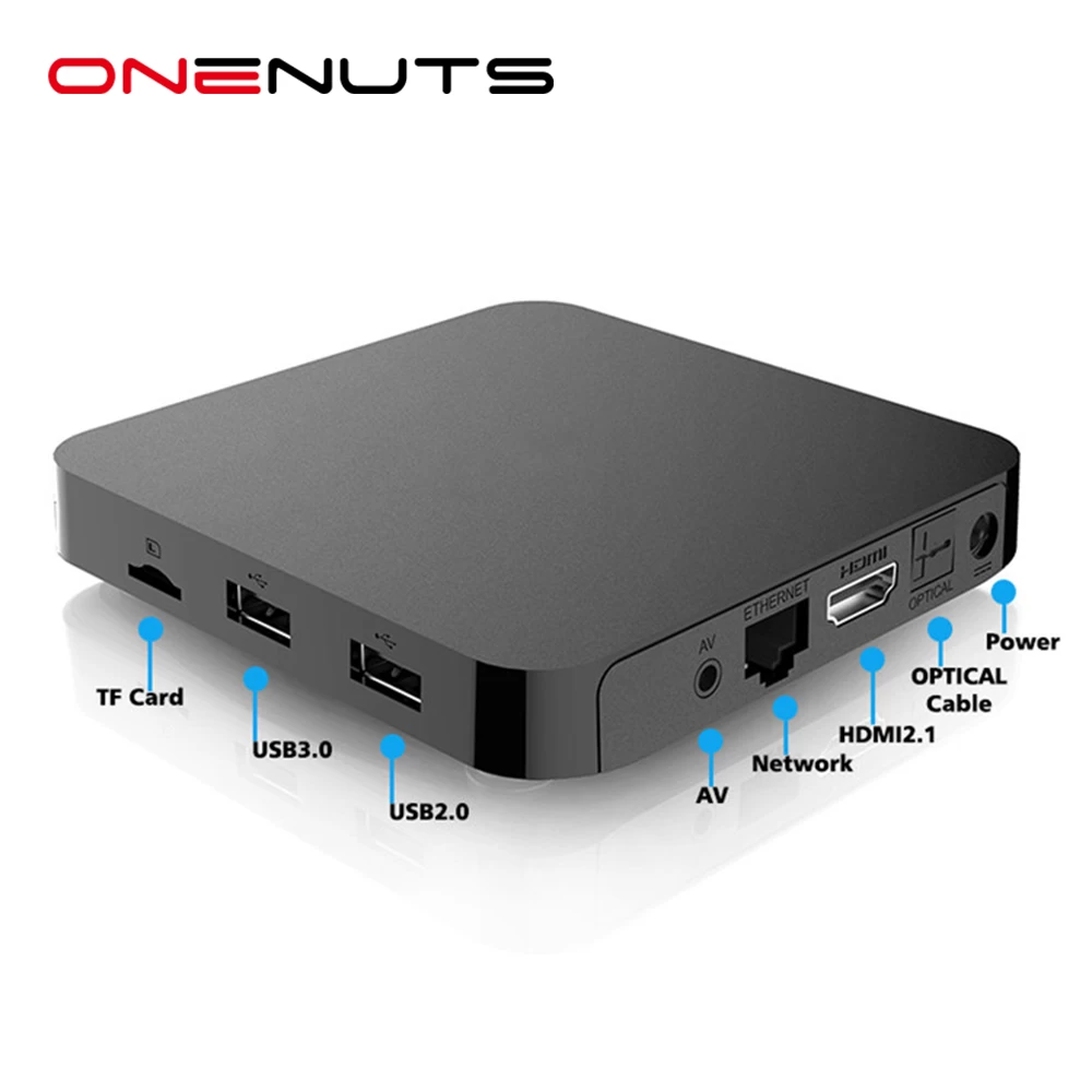 Set Top Box mit 2,4g + 5g Mimo WiFi 1000m LAN Bluetooth 5.0