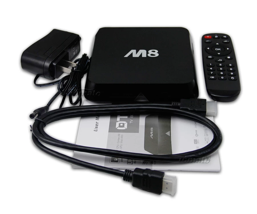 스마트 tv 상자 M8 S802 안 드 로이드 4.4 쿼드 코어 TV 박스는 XBMC에 완전히 로드 된