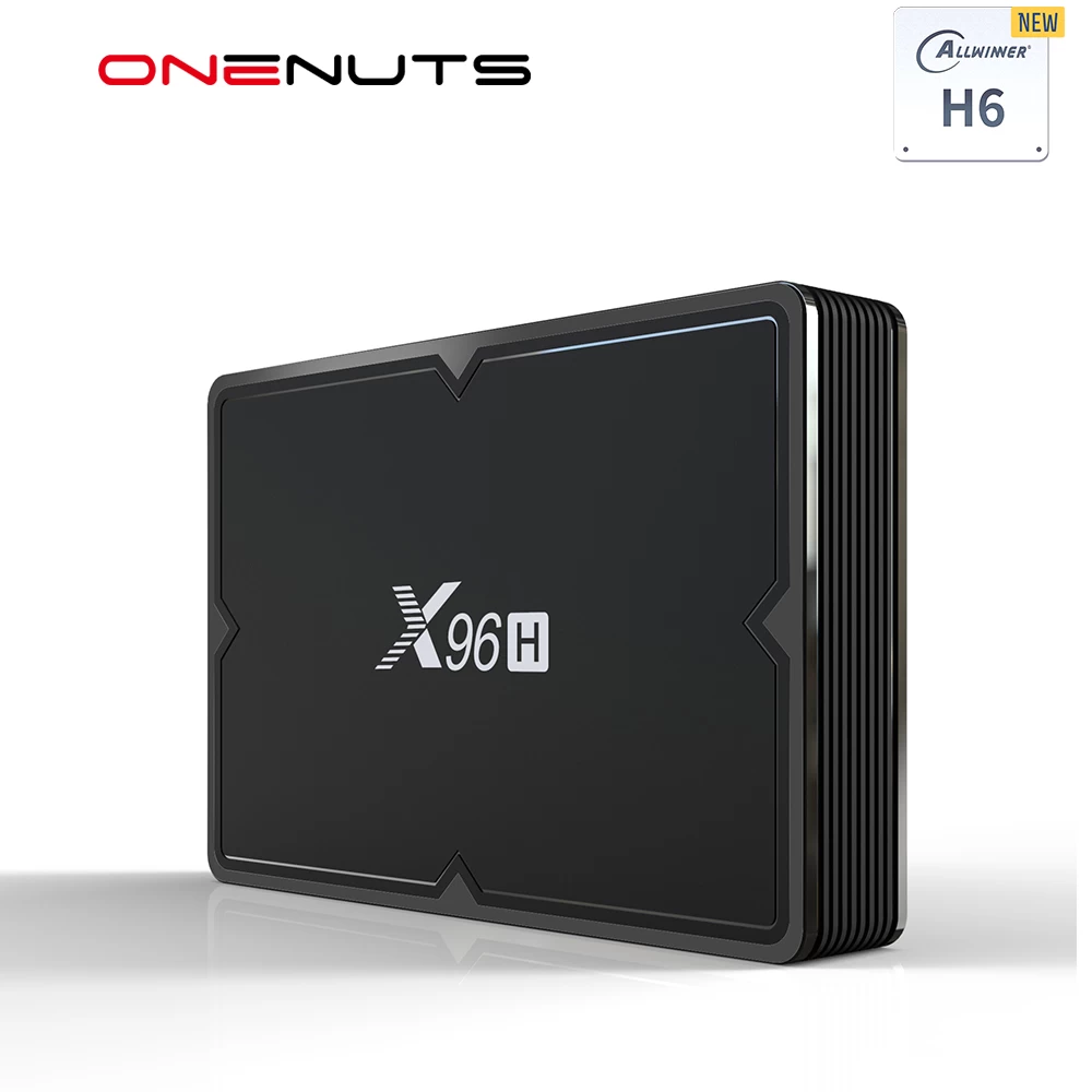 X96H Android 9.0 مع إدخال HDMI Allwinner H603 رباعي النواة 64 بت ARM Quad Core 4GB 32GB 6K4K TV Box