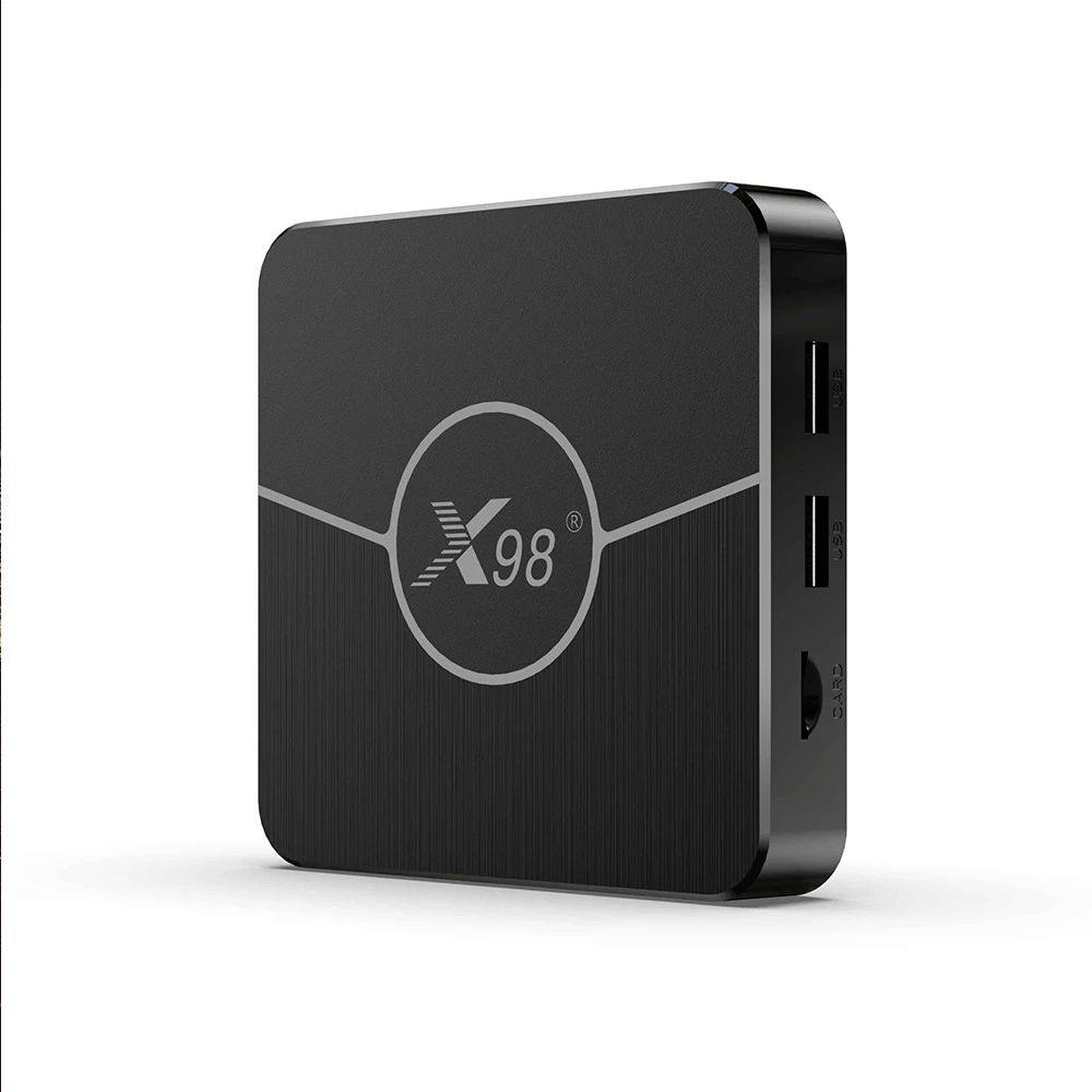X98 플러스 안드로이드 11 TV 박스 Amlogic S905W2 4GB RAM 32GB WIFI 2.4G 5G 4K AV1 스트리밍 미디어 플레이어