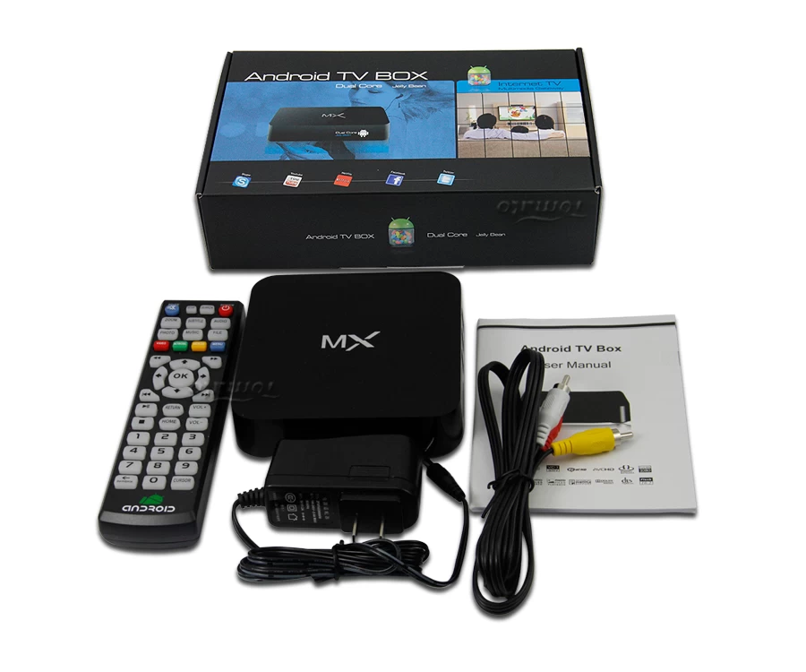 XBMC 电视盒 1 GB/8 GB 支持扩展内存完全高清媒体播放器 MX