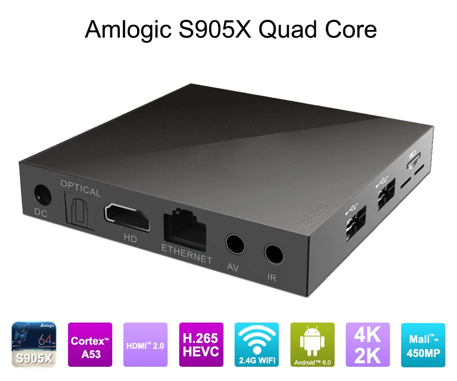 андроид tv box DLNA Amlogic S905X