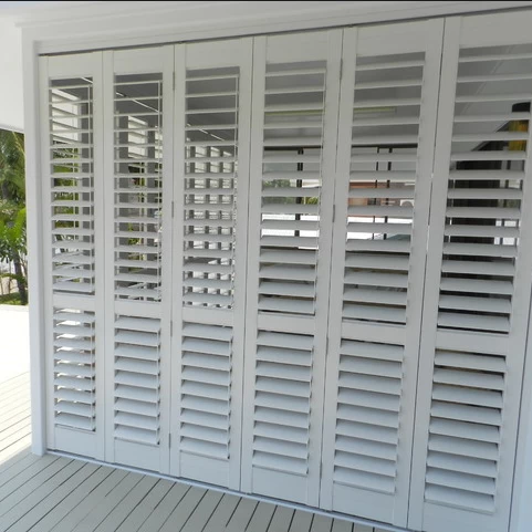 OEM Polywood Shutter in China, Custom Farbe Holz Verschluss Lieferant