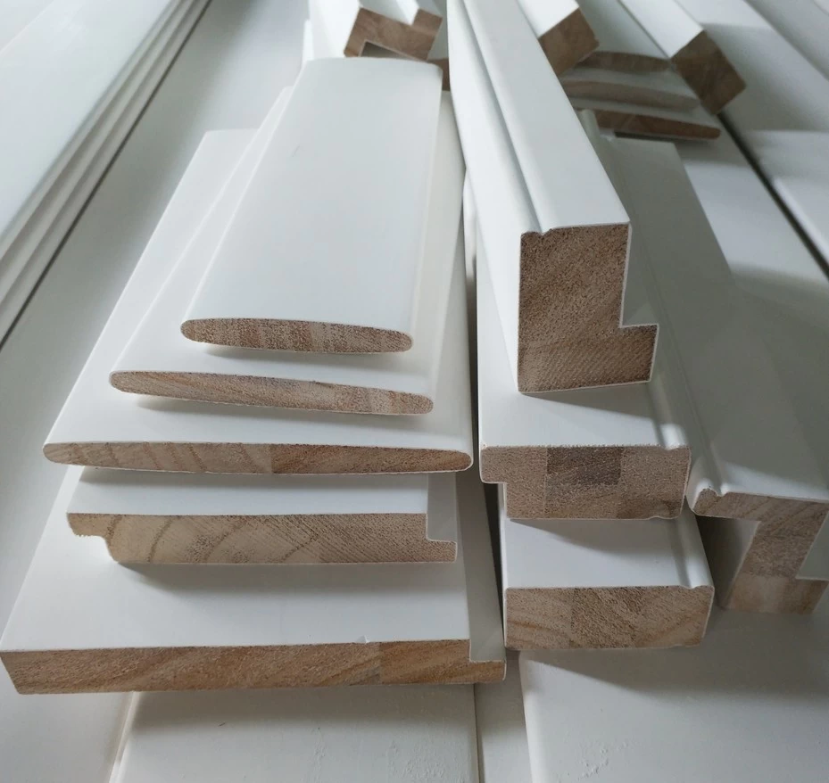 Gesso Primer Wood Shutter Components
