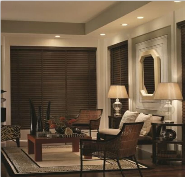 Real wood blinds manufacturer china, Paulownia wood blinds supplier