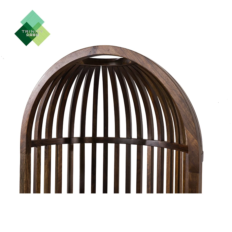 birdcage throne chair solid wood hotel furniture