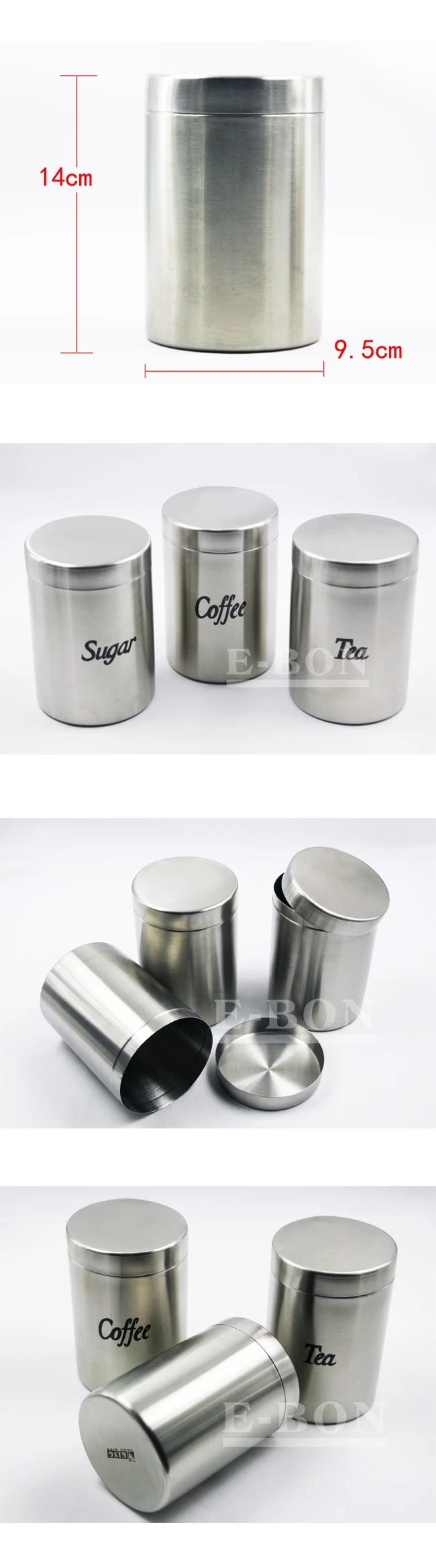 Stainless steel Canister