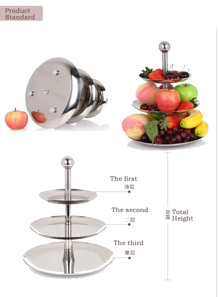 stainless steel fruit plate