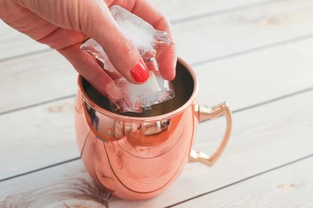 Moscow mule copper mug