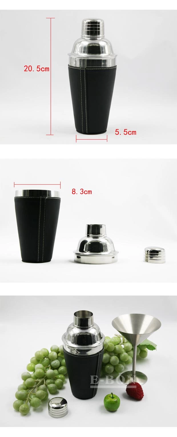 stainless steel cocktail shaker