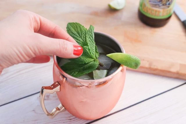 Moscow mule copper mug