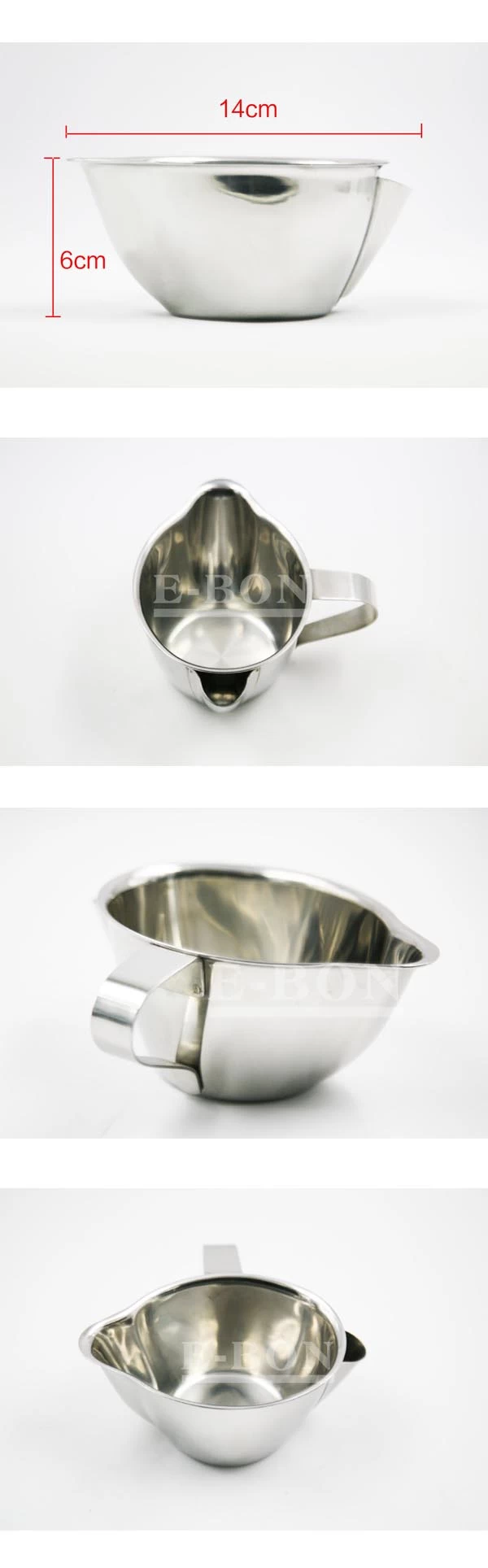 Stainless steel sauce boat 