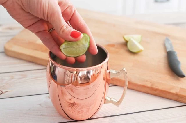 Moscow mule copper mug