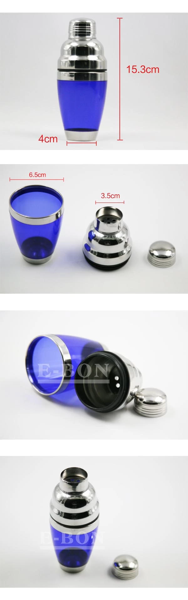china stainless steel cocktail shaker