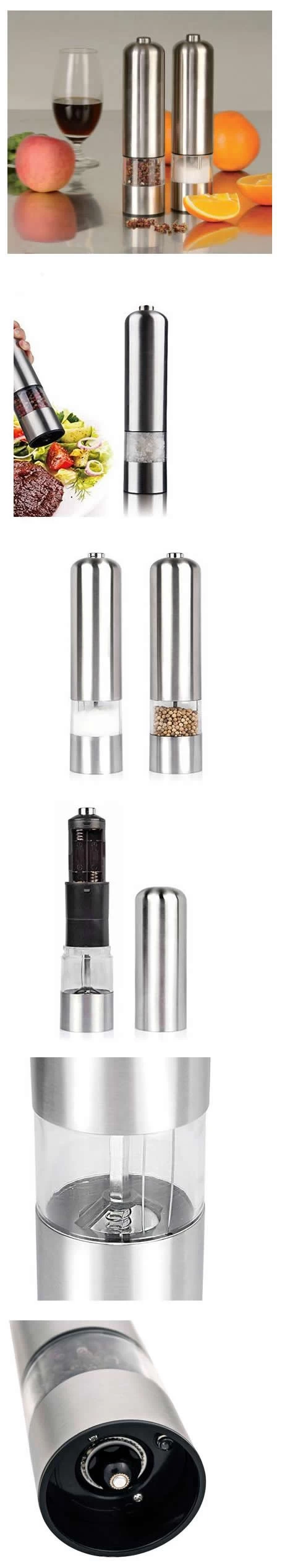 Stainless Steel salt and pepper
