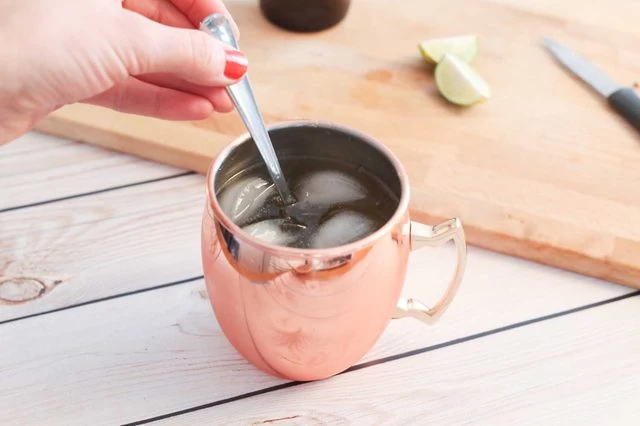 Moscow mule copper mug