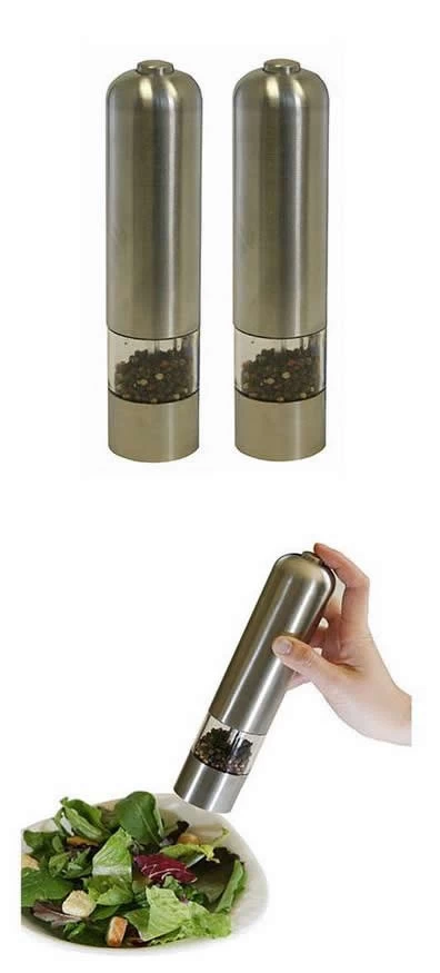 Stainless Steel salt and pepper mill