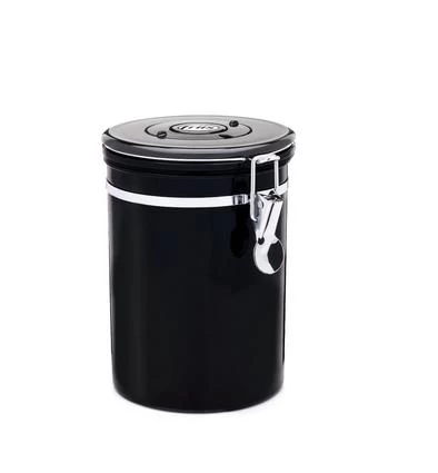 16-Ounce Stainless Steel Coffee Canister