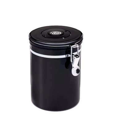 16-Ounce Stainless Steel Coffee Canister