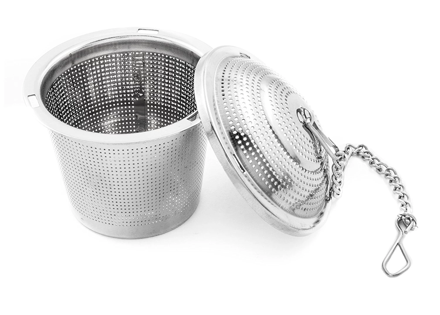 Beautiful Design Stainless Steel Tea Infuser With Tea Scoop and Drip Tray