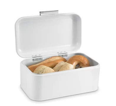 Bread bin bread box with white
