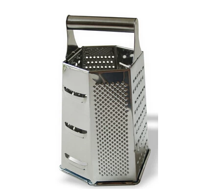 Cheese Grater  6-sided Stainless Steel Box Grater Kitchen Tool