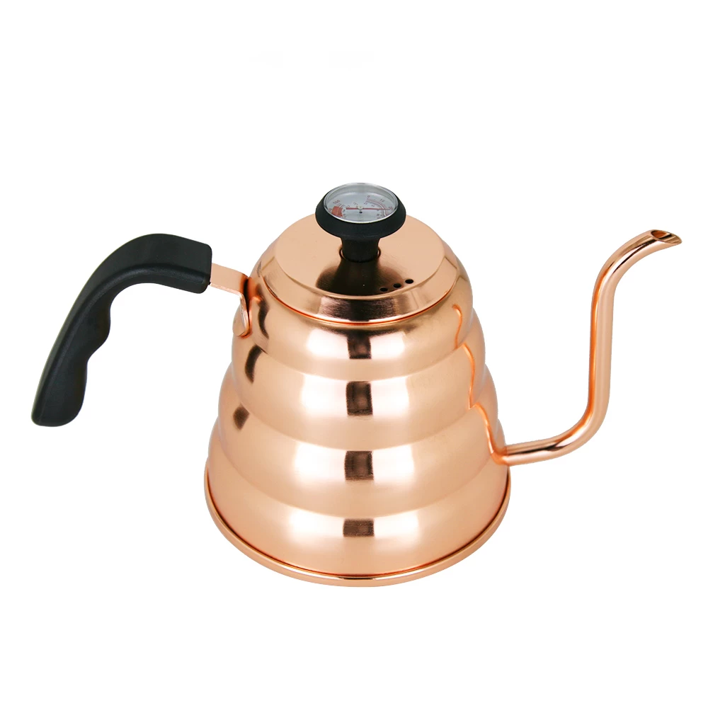 China Coffee pot company, Stainless Steel Coffee Drip Kettle wholesales, Rainbow coffee pot manufacturer china