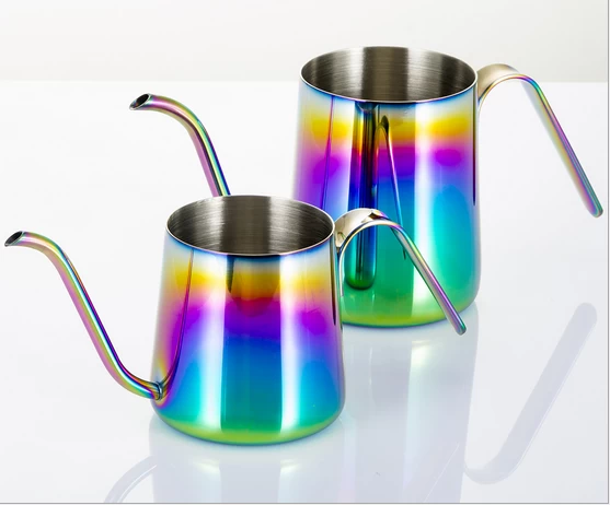 China Coffee pot company Stainless Steel  Coffee pot wholesales rainbow coffee pot manufacturer china