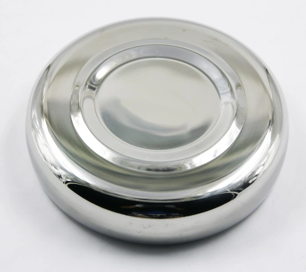 Essentials Round Stainless steel  double wall ashtray EB-A07