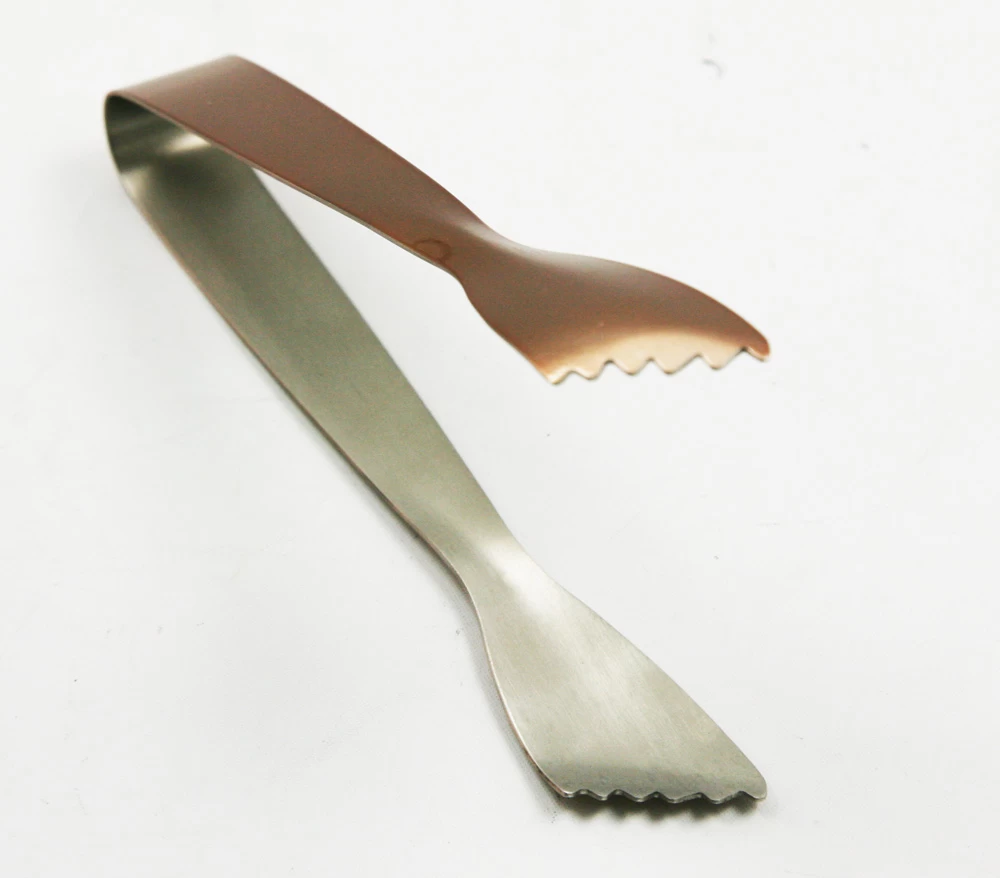 Exquisite Stainless steel coppering Ice Tong EB-BT76