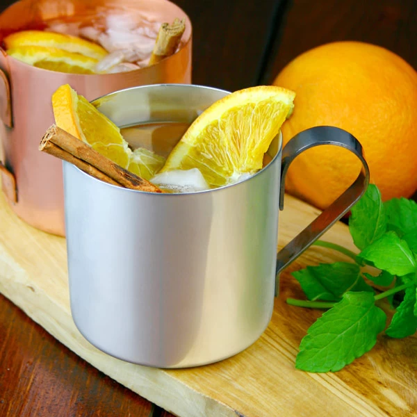 Handled Stainless Steel Moscow Mule Cup Drinking Cup