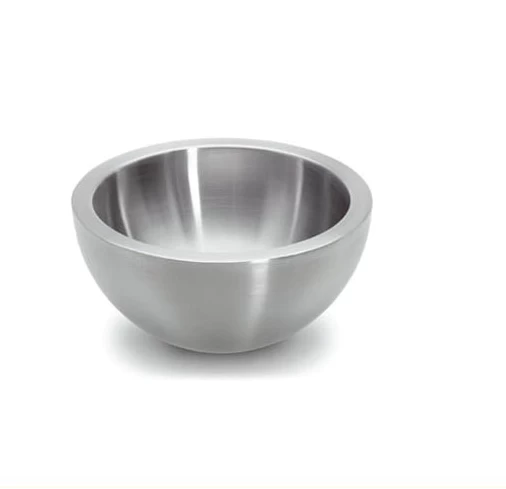 High quality stainless steel double salad spinner
