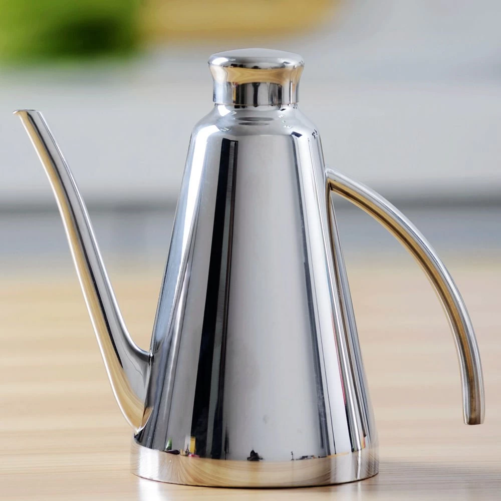 High quality stainless steel oil can for kitchen