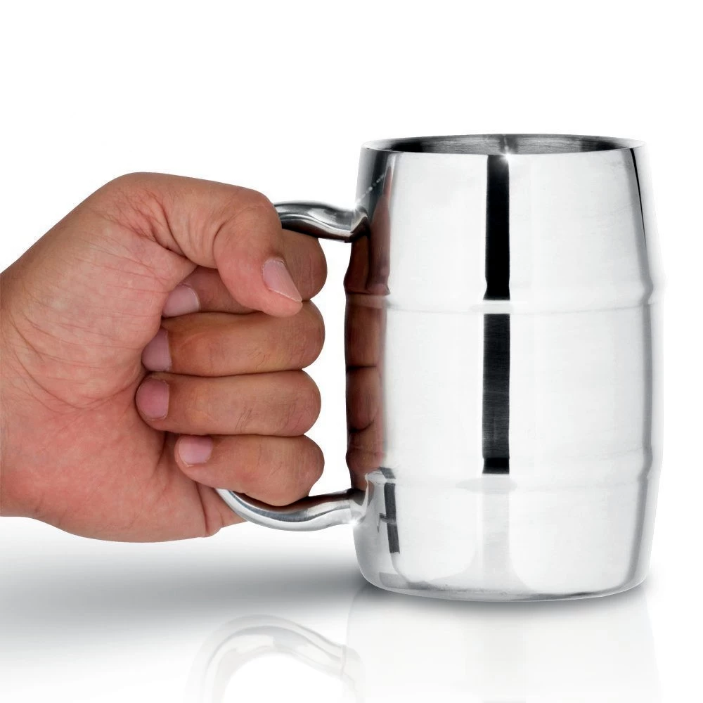 Hot Sale Stainless Steel Double Wall  Insulated Coffee Mug With Pkastic Lid