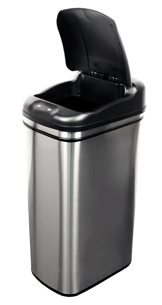 Infrared Touchless Automatic Motion Sensor Lid Open Trash Can,stainless steel trash can EP-P0070
