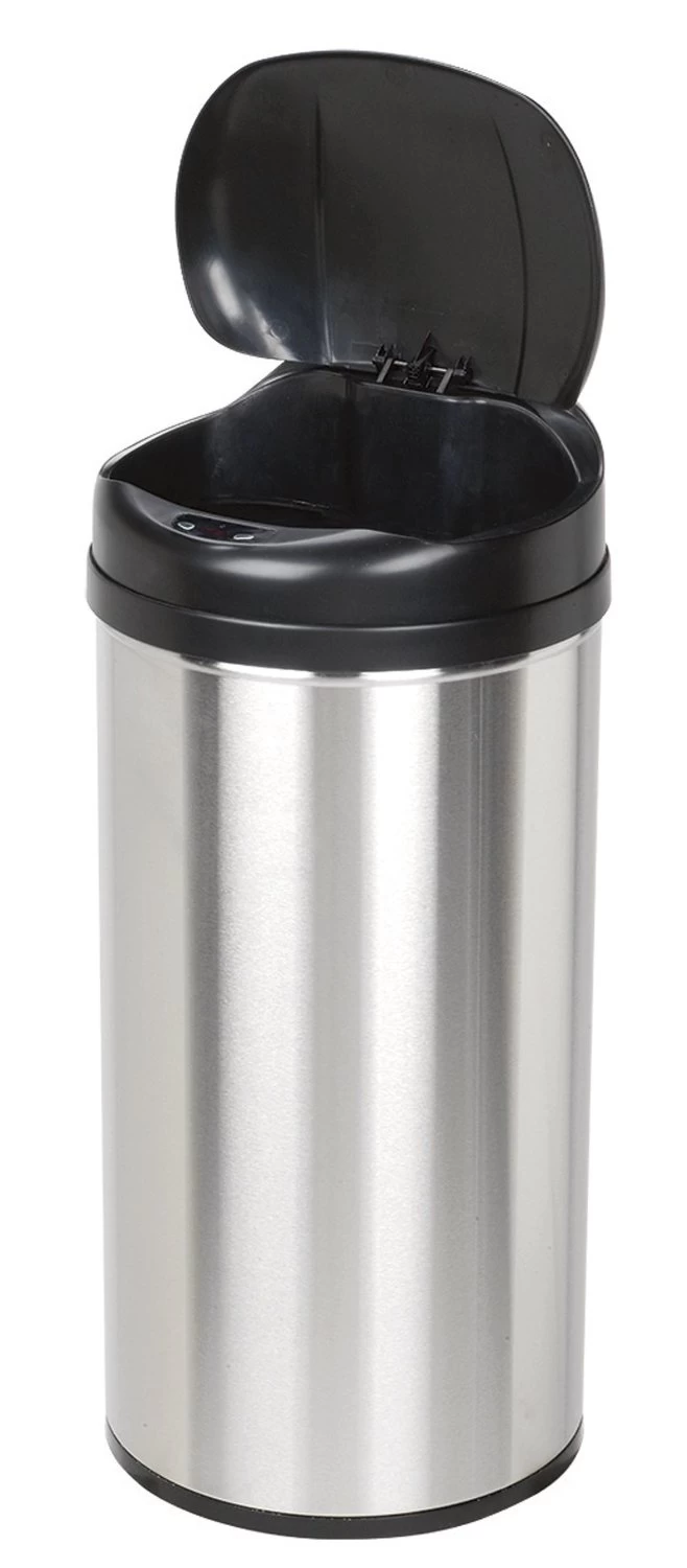 Infrared Touchless Stainless Steel Trash Can, high grade trash can,EB-P0069