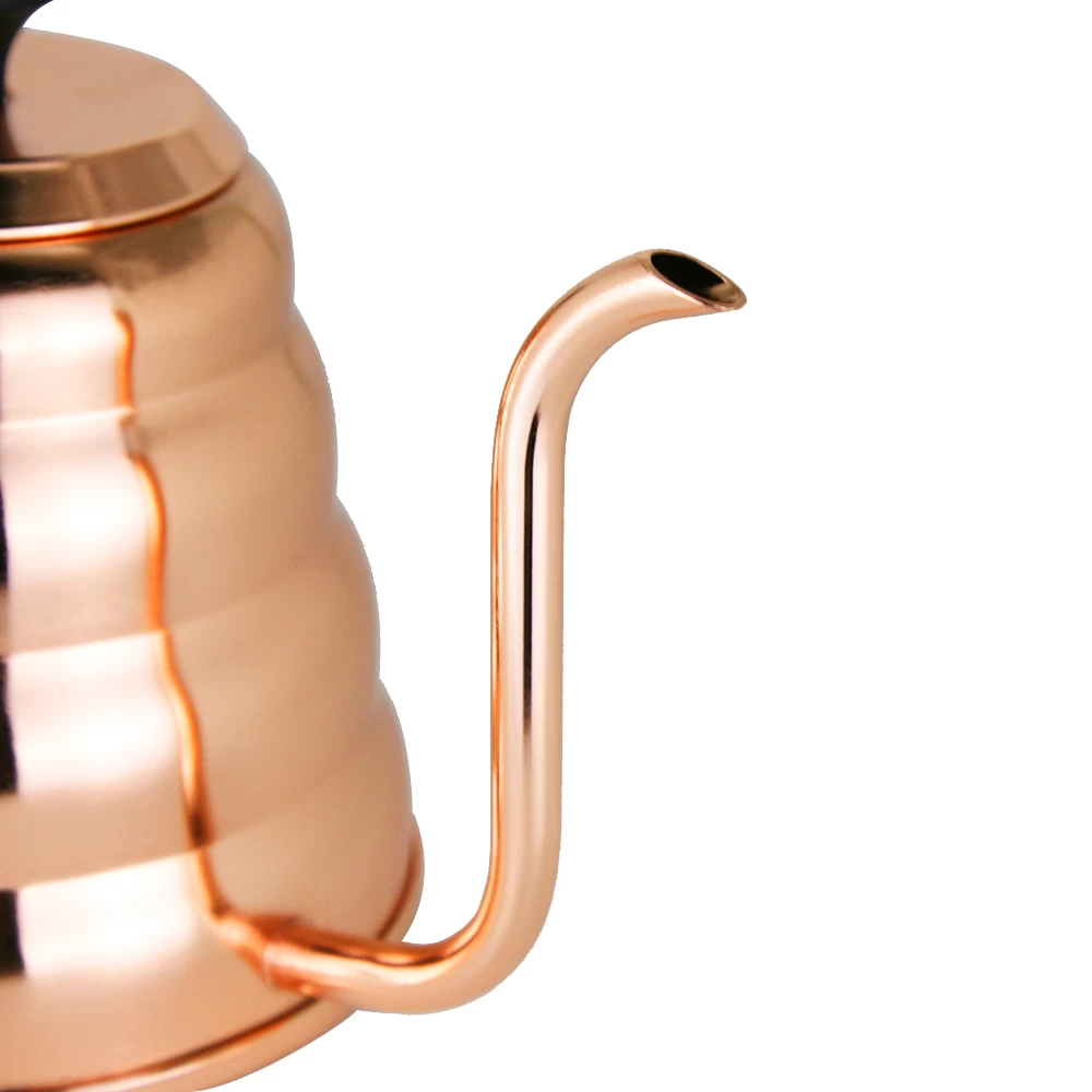 优质不锈钢铜倒在水壶咖啡滴水壶