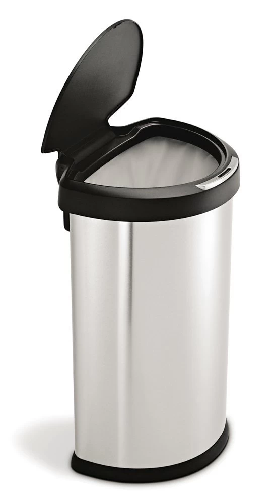 Rectangular Sensor Can, Touch-free Automatic Trash Can, Stainless Steel trash can EB-P0074