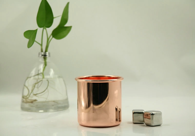 Rose Gold Plated Cup Stainless steel Copper Mug