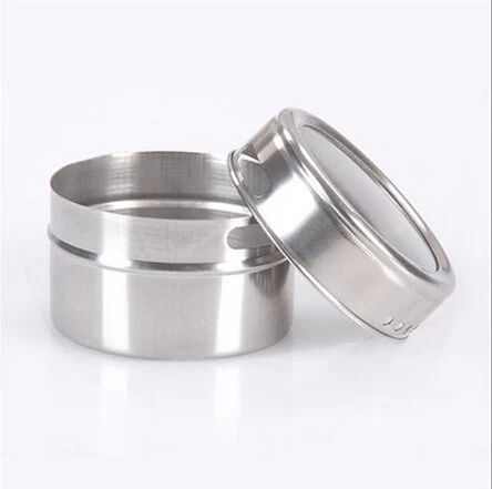 Spice jar Stainless steel salt and pepper mill spice canister