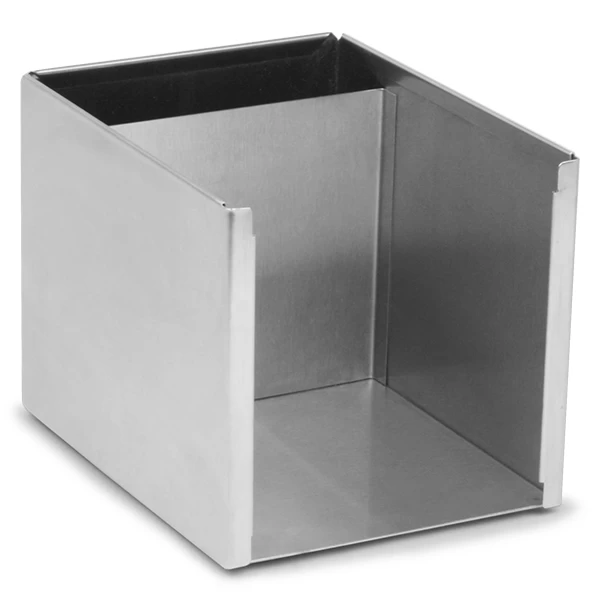 Stainless Steel Bar Caddy Tissue Box Cocktail accessories compartment