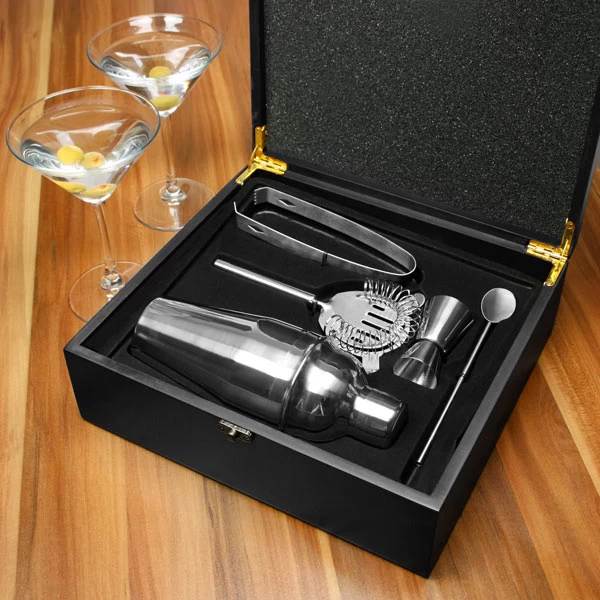 Stainless Steel Barware Set, Stainless Steel Cocktail Gift Set, Stainless Steel Bar Set