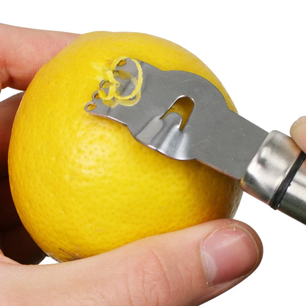 Stainless Steel Citrus Zester with Hook