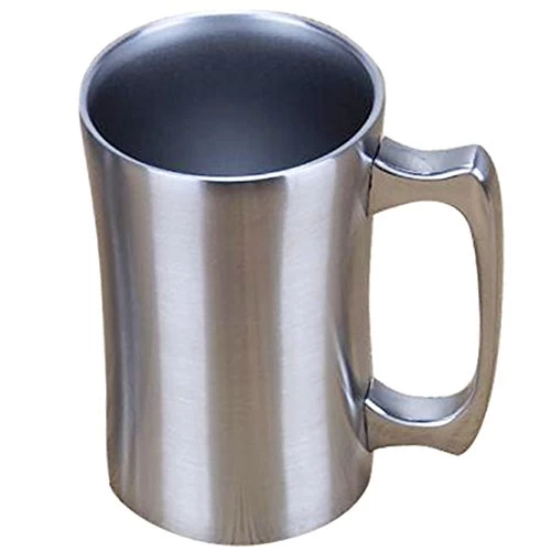 Stainless Steel Double Wall Insulated Cup Coffee Mug With Lid