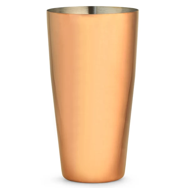 Stainless Steel Gold Plated Boston cocktail Shaker