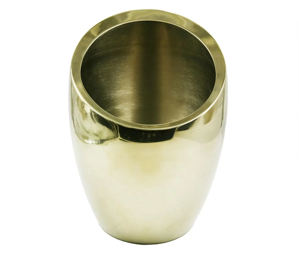 Stainless Steel Ice Bucket  Double wall Gold-plated Ice Bucket EB-BC55G